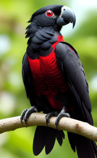 black parrot