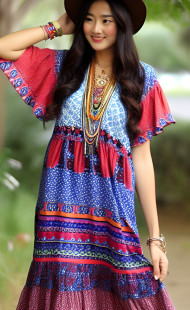 bohemian dress