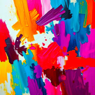 Bright colours, bold strokes