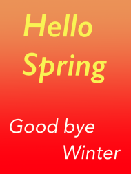 bye bye winter