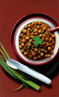 CHANNA AND GREEN PEAS GRAVY