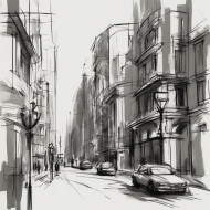 City sketch