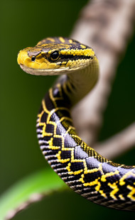 CLOSE UP SHOT OF A SNAKE