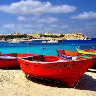 colourful boats