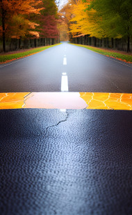 CRACKED ROAD