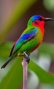 CRIMSON SUN BIRD