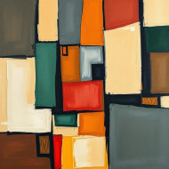 CUBISM STYLED PAINTING