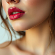 Feeling fabulous in red lipstick