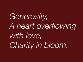 Generosity