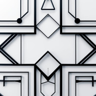 Geometric style line pattern background