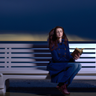 Girl with book