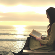 Girl with book