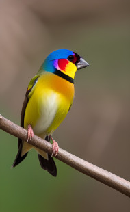 Gouldian finch