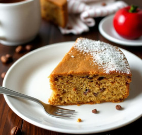 Happiness is a slice of coffee cake
