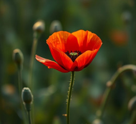 In poppy paradise