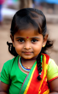 Indian baby girl