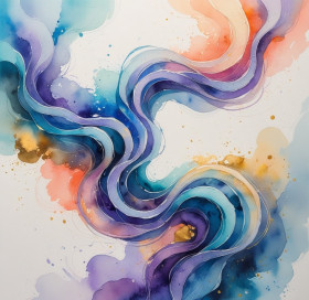 Infinite Loops Abstract Design