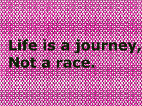 Journey vs race