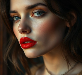 Keep calm and put on Red  lipstick