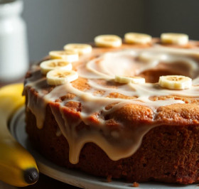 Life's better with banana cake