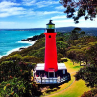 light house on coast