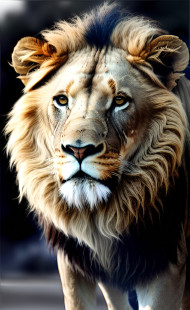 lion wall paper