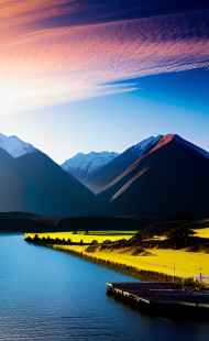 New zealand landscape -south island