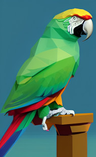 parrot painting