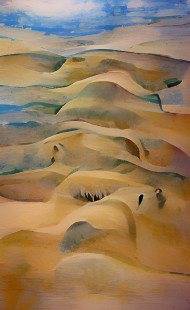 PEINTURE DE DUNES DE SABLE