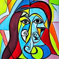 picasso style portrait