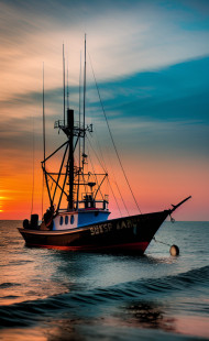 resting boat