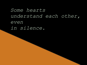 silence is golden