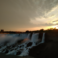 Sun set  Nayagra falls