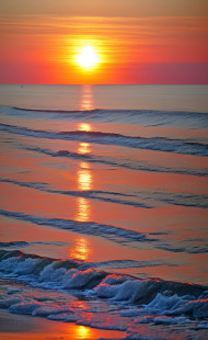 sunset at beach