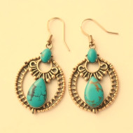 Turquoise ear rings
