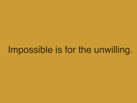 I"m possible