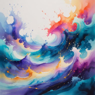 Vibration abstract background