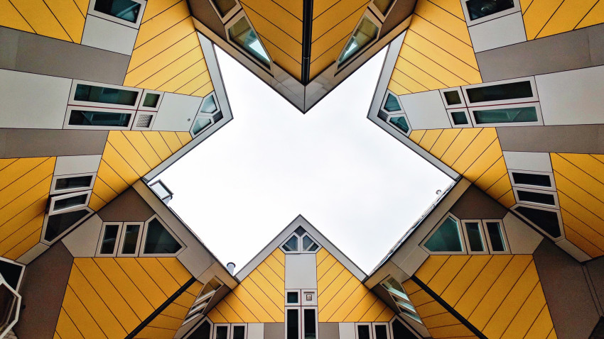 Cube houses in rotterdam