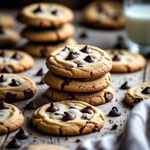 Delicious chocolate chip cookies