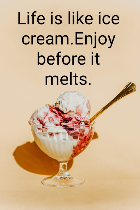 icecream vs life