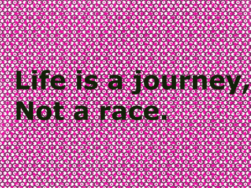Journey vs race