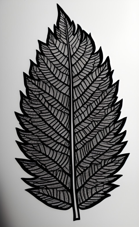 leaf painting