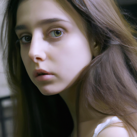 Nonchalant but eyes conveying someting