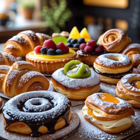 Rolling in dough and frosting