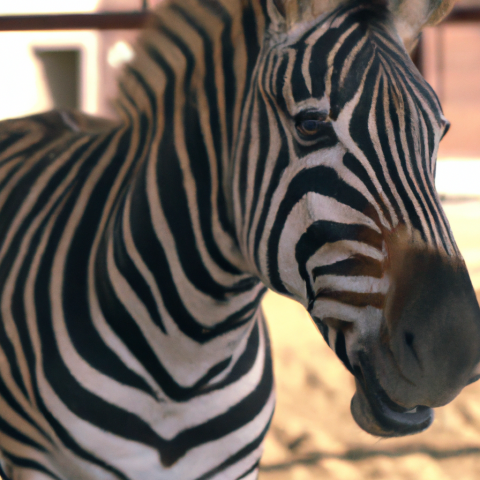 Zebra closeup