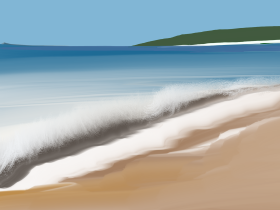 Waves Crashing On Beach 21715391243k43ae9h3xy